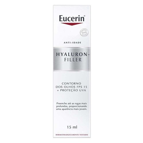 Eucerin Hyaluron Filler Fps 15 Contorno dos Olhos 15Ml