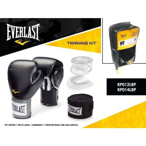 Everlast Training Kit Boxe Preto 12 Oz Everlast