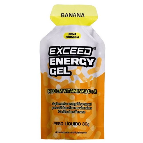 Tudo sobre 'Exceed Energy Gel – 1 Sachê 30g - Banana'