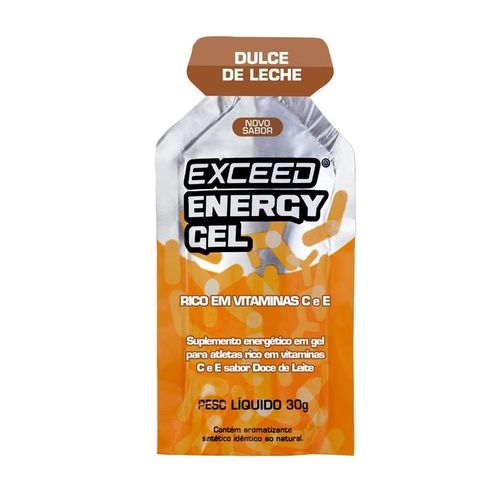 Exceed Energy Gel – 1 Sachê 30g - Dulce de Leche