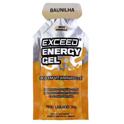 Exceed Energy Gel Baunilha – Caixa 10 Sachês