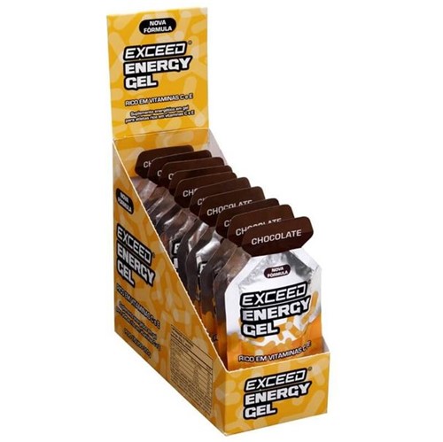 Exceed Energy Gel Chocolate – Caixa 10 Sachês