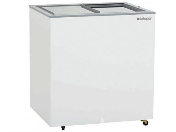 Expositor/Freezer Horizontal 2 Portas 191L - Gelopar GHDE 220