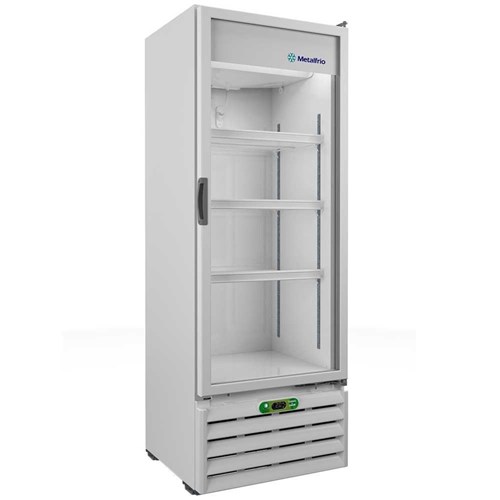 Expositor/Refrigerador Vertical Porta de Vidro para Bebidas 350 Litros Vb40re com Controlador Eletrônico - Metalfrio - 220V