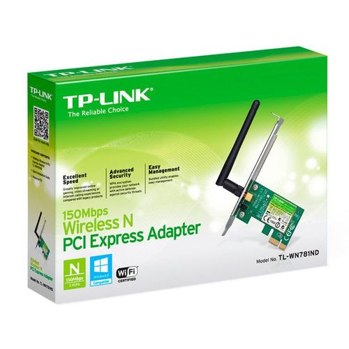 Tudo sobre 'Express Adapter Wireless N Pci 150mbps Tp-link Tl Wn781nd'
