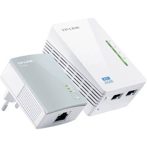 Tudo sobre 'Extensor de Alcance Tp-Link Powerline TL-WPA4220 Kit Wifi 300mbps/Av 500mbps 300mts'