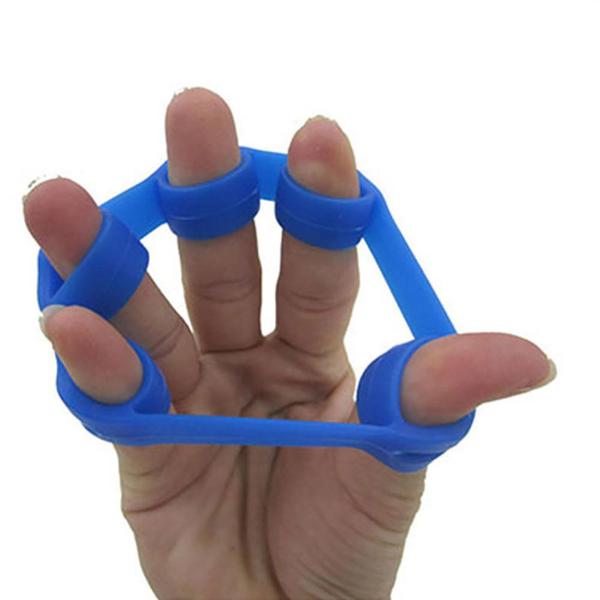 Extensor Elástico para Fortalecimento dos Dedos - 5kg/11lb - Azul - Liveup Sports