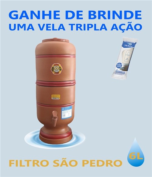 F. São Pedro Tradicional, 6 Lts 1 Vela 1 Boia