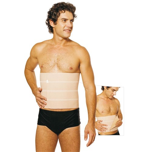 Faixa Abdominal Com Elásticos 4 Elásticos Macom Malhas Compressivas Cod. 4013