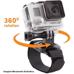 Faixa de Pulso GoCase WRIST-STRAP com Rotação 360° para Câmeras GoPro HERO