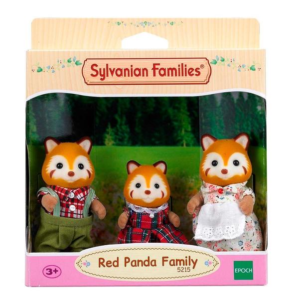 Familia dos Pandas-vermelhos - Sylvanian Families - Epoch Magia
