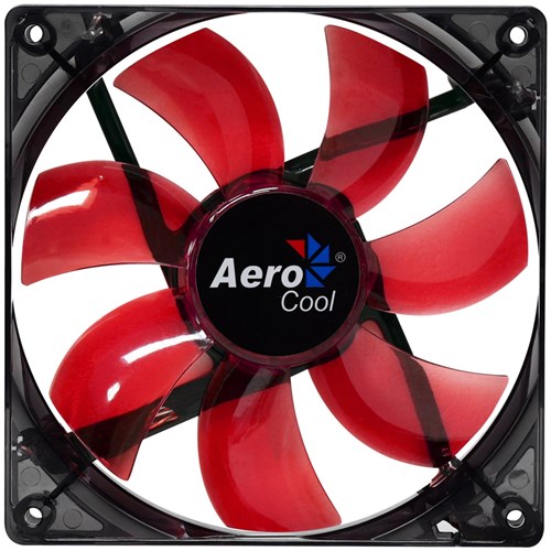 Fan 12Cm com Led Vermelho En51363 - Aerocool