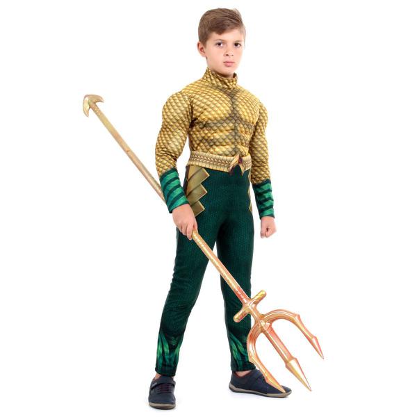 Fantasia Aquaman Infantil Luxo - DC Aquaman