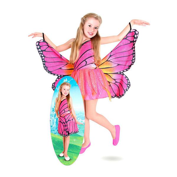 Fantasia Barbie Butterfly Luxo - Sulamericana