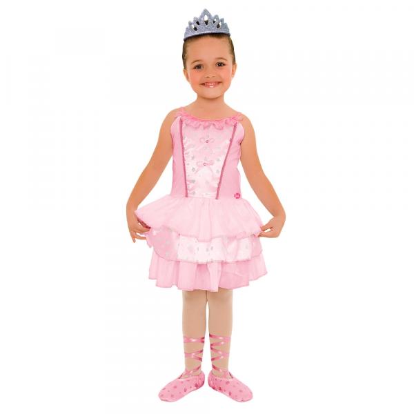 Fantasia Barbie Quero Ser Bailarina Luxo G - Sulamericana - Sulamericana Fantasias