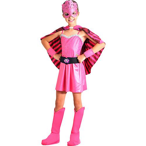 Fantasia Barbie Super Princesa Luxo/P