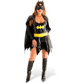 Fantasia Batgirl Adulto Batman Heat Girl Completa Sulamericana - G / 46 - 48