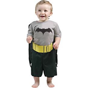Fantasia Batman Bebê - Sulamericana - P - Idade 1 a 3 Anos