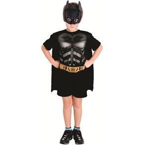 Fantasia Batman Infantil Pop o Cavaleiro das Trevas Ressurge - G / 9 - 12