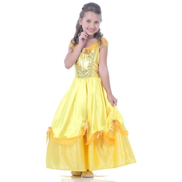 Fantasia Bela Disney Infantil Luxo - Disney Princesas