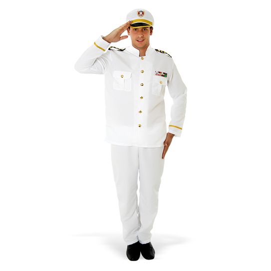 Fantasia Comandante Naval Adulto P