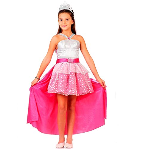 Fantasia da Barbie Rock N Royals Infantil Luxo P 2-4