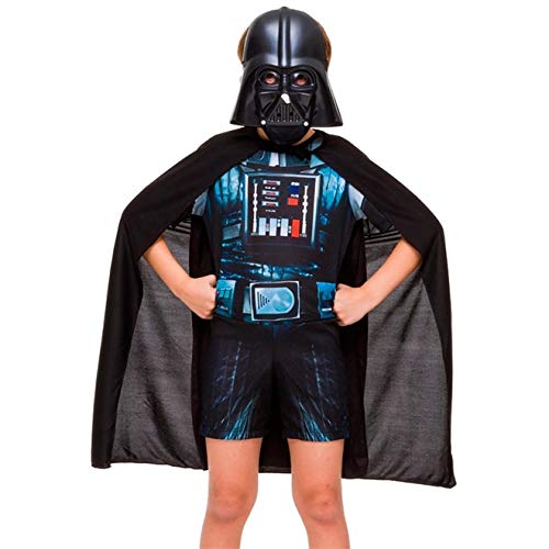 Fantasia Darth Vader Masquerade Infantil Star Wars P 2-4
