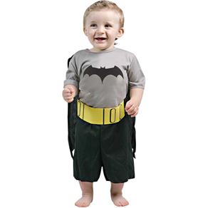 Fantasia Infantil Batman Sulamericana Morcego - Tamanho G - 3 Anos