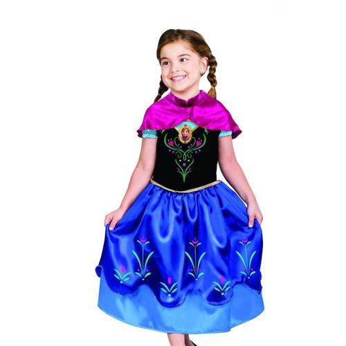 Fantasia Infantil - Disney Frozen Anna Luxo - Tam. G - Rubies 1031