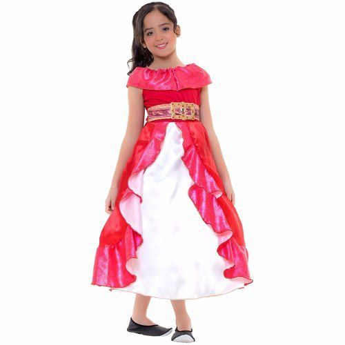 Fantasia Infantil Elena de Avalor Clássica Princesas Disney - Tamanho P