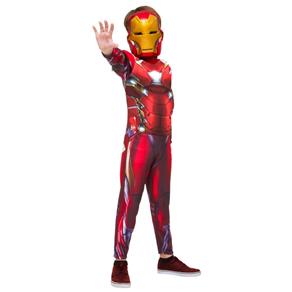 Fantasia Infantil Longo - Iron Man - Avengers - Marvel - Disney - Rubies