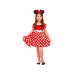 Fantasia Infantil Minnie Vermelha Clássica Tamanho Pequeno 293 Regina