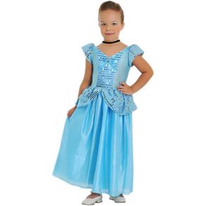 Fantasia Infantil Princesa Cristal G - Sulamericana