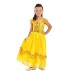 Fantasia Infantil Princesa Dourada Standard P - Sulamericana