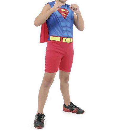 Fantasia Infantil Super Homem Regata Superman Tam M