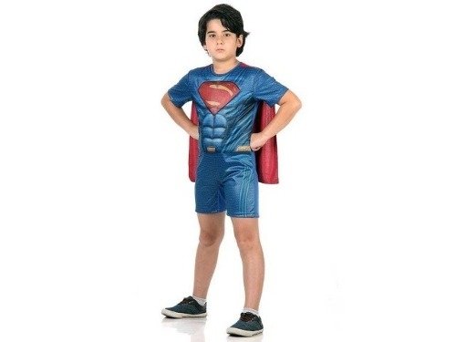 Fantasia Infantil Superman Tamanho G