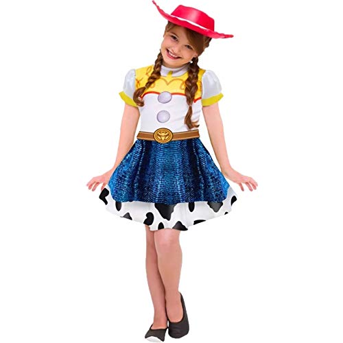 Fantasia Jessie Toy Story 3 Disney Vestido Infantil com Chapéu M 5-8
