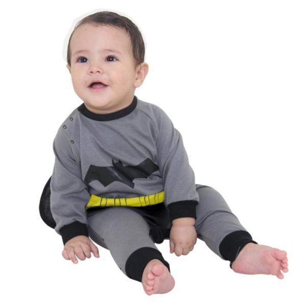Fantasia Macacão Batman Bebê - Sulamericana