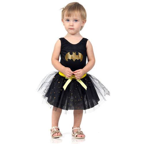 Fantasia Mulher Batgirl Bebê - Dress Up P