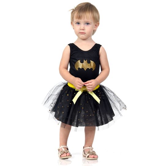 Fantasia Mulher Batgirl Bebê - Dress Up P