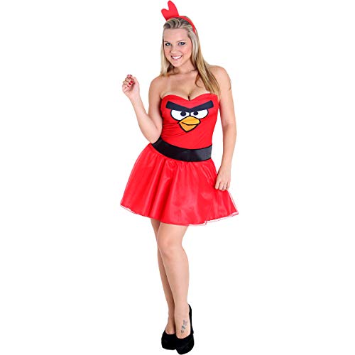 Fantasia Passaro Vermelho Angry Birds Adulto - Heat Girls P