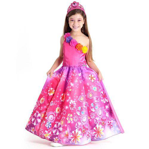 Tudo sobre 'Fantasia Princesa Barbie Secret Door Luxo Tamanho G - Sula'