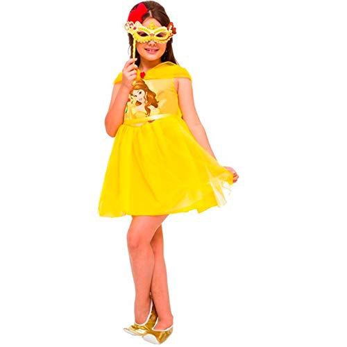 Fantasia Princesa Bela (Bela e a Fera) Infantil Disney M 5-8