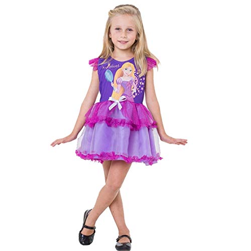 Fantasia Princesa Rapunzel Infantil Pop Disney M 5-8