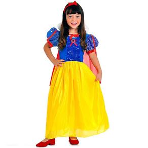 Fantasia Princesa Rubi Infantil Sulamericana com Tiara - G / 7 - 8