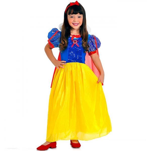 Fantasia Princesa Rubi Infantil Sulamericana com Tiara