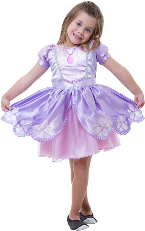 Fantasia Princesa Sophia Infantil G-Lilas
