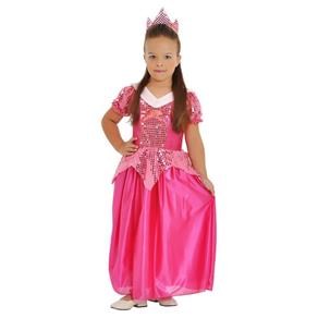 Fantasia Standard Princesa Rosa - Sulamericana