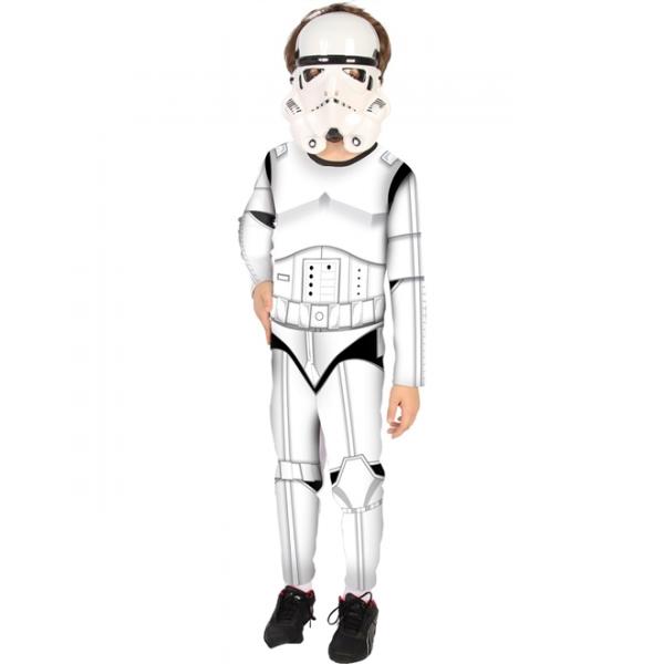 Fantasia Stormtrooper Infantil Star Wars Longa - Rubies