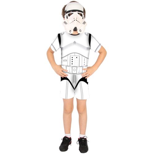 Fantasia Stormtrooper Star Wars Curta Disney Infantil - 1117 Rubies